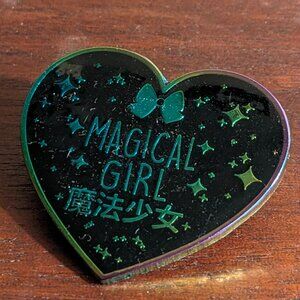 Magical Girl Heart Enamel Pin